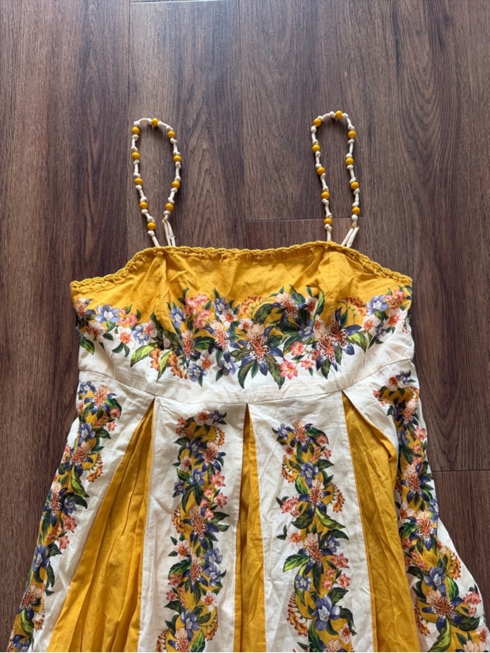 Farm Rio Sand Hilo A-Line Maxi Dress - Picture 4 of 7